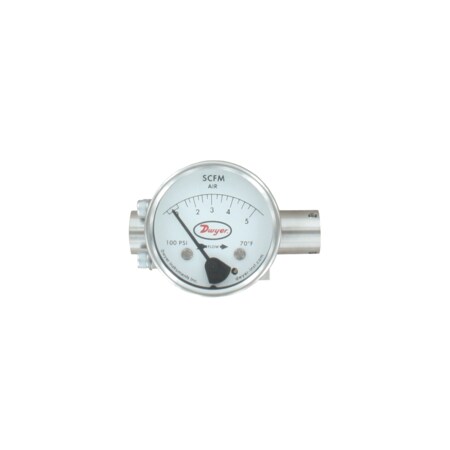 Dwyer Instruments Range 1.5-5 SCFM, air calibration, 1/4in npt DTFF-1S-5A